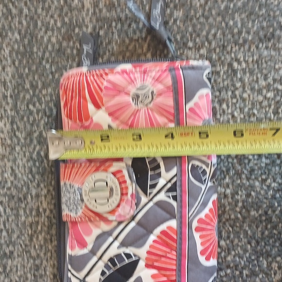 Vera Bradley Pink Floral Women's Large Wallet - Picture 10 of 10